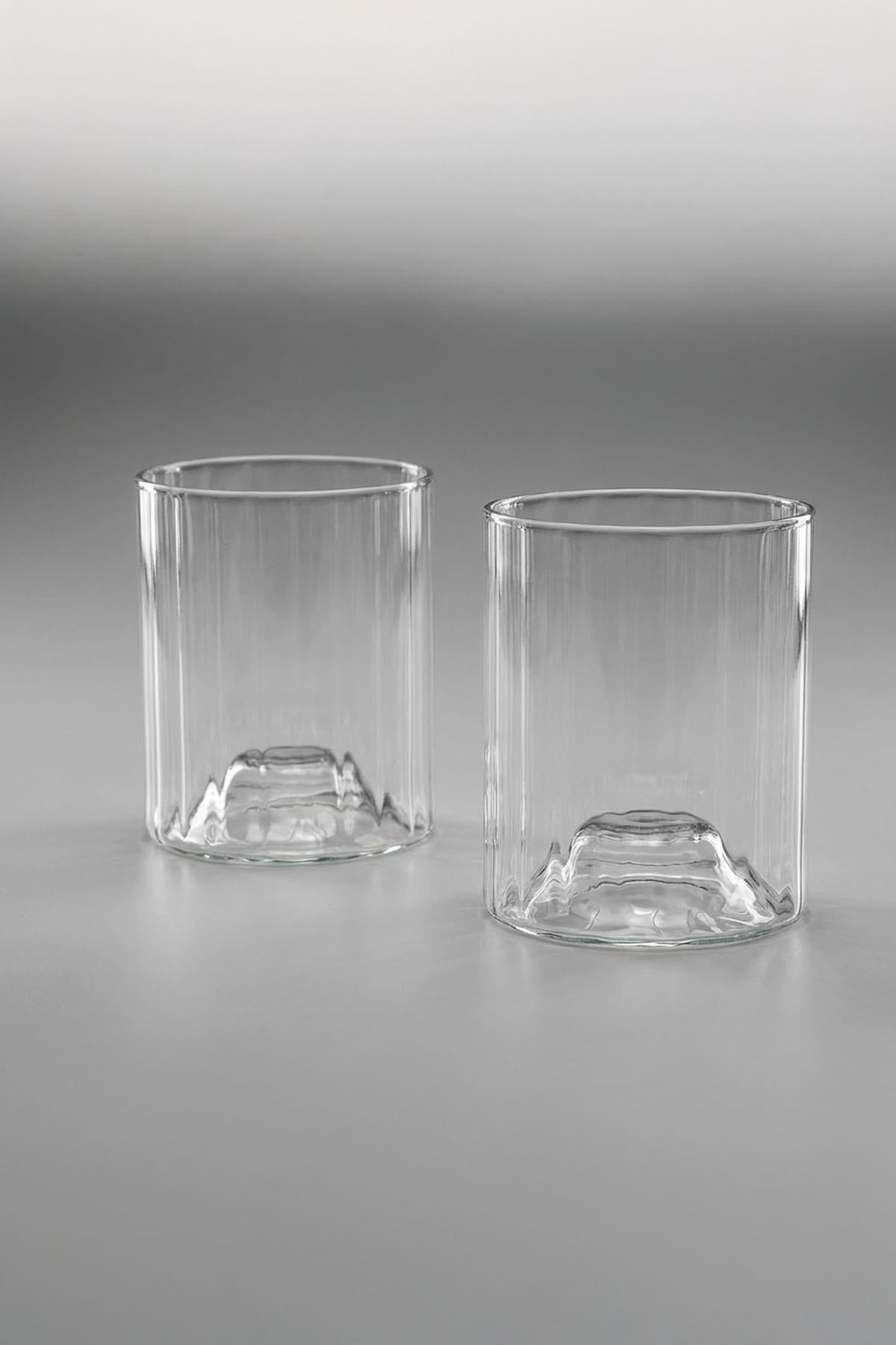 Timeless Optikli 2'li Su Bardağı Seti (8 x 10 cm)