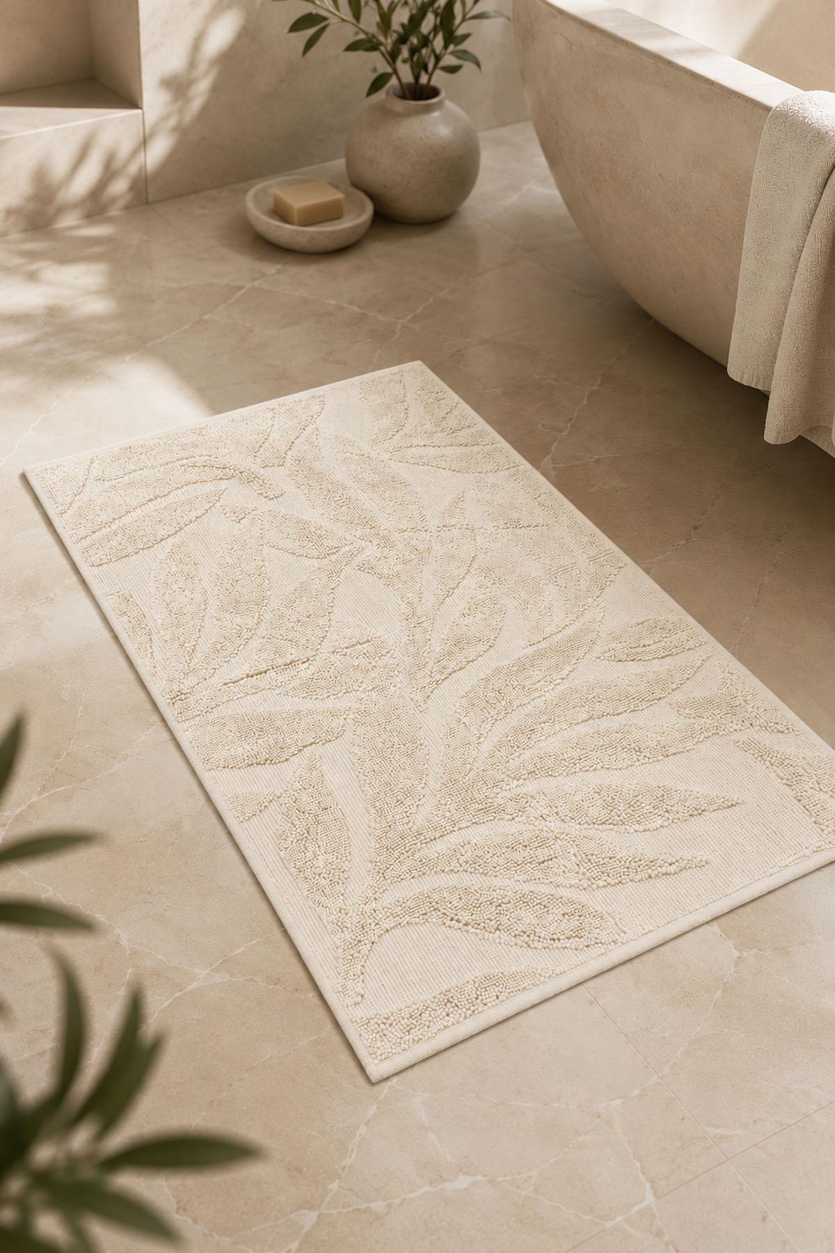 Adaçayı yarpağı naxışlı ayaq dəsmalı (50 x 80 sm)